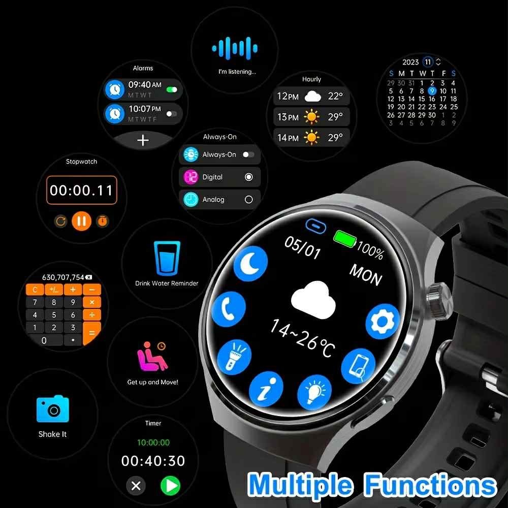 Black Smartwatch with Advanced Features - Picture 10 of 11